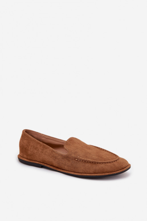 mocasines de mujerde gamuza ecológicau isósceles color marrón Miryelle mocasines de mujerde gamuza ecológicau isósceles color marrón Miryelle