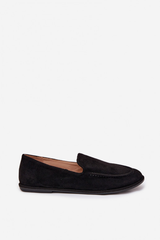 mocasines de mujerde gamuza ecológicau isósceles de color negro Miryelle mocasines de mujerde gamuza ecológicau isósceles de color negro Miryelle