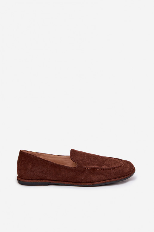mocasines de mujerde gamuza ecológicau isósceles color marrón Miryelle mocasines de mujerde gamuza ecológicau isósceles color marrón Miryelle