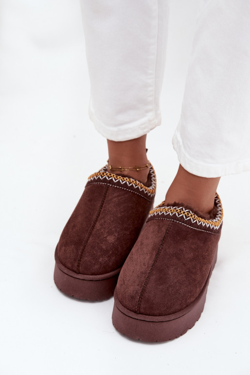 Botas de nieve Mujer bajaHaftem con una plataforma CzekoladoAe Taliah Botas de nieve Mujer bajaHaftem con una plataforma CzekoladoAe Taliah