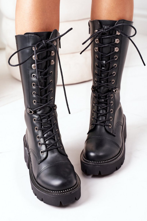 calentamiento botas zapatos de flor de cerezo Big Star II274115 de color negro calentamiento botas zapatos de flor de cerezo Big Star II274115 de color negro