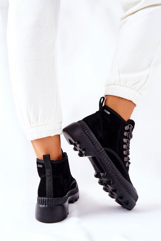 Piel zapatos Botas Big Star II274363 de color negro Piel zapatos Botas Big Star II274363 de color negro