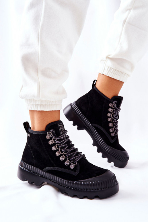 Piel zapatos Botas Big Star II274363 de color negro Piel zapatos Botas Big Star II274363 de color negro