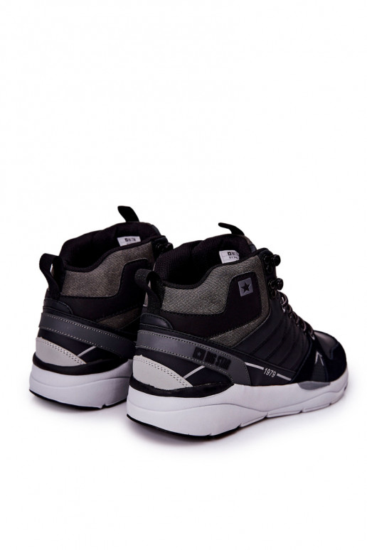 Alto Zapatos de hombre de estilo deportivo. Big Star II174223 de color negro Alto Zapatos de hombre de estilo deportivo. Big Star II174223 de color negro