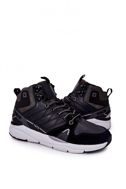 Alto Zapatos de hombre de estilo deportivo. Big Star II174223 de color negro Alto Zapatos de hombre de estilo deportivo. Big Star II174223 de color negro