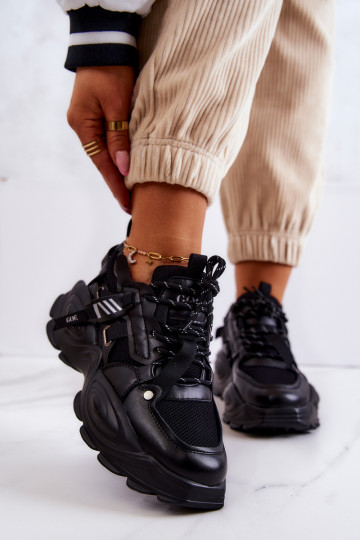 zapatillas Zapatillas modelo zapatos. GOE JJ2N4083 de color negro