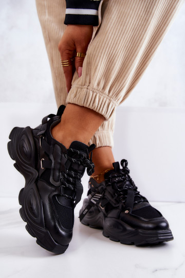 zapatillas Zapatillas modelo zapatos. GOE JJ2N4083 de color negro 2