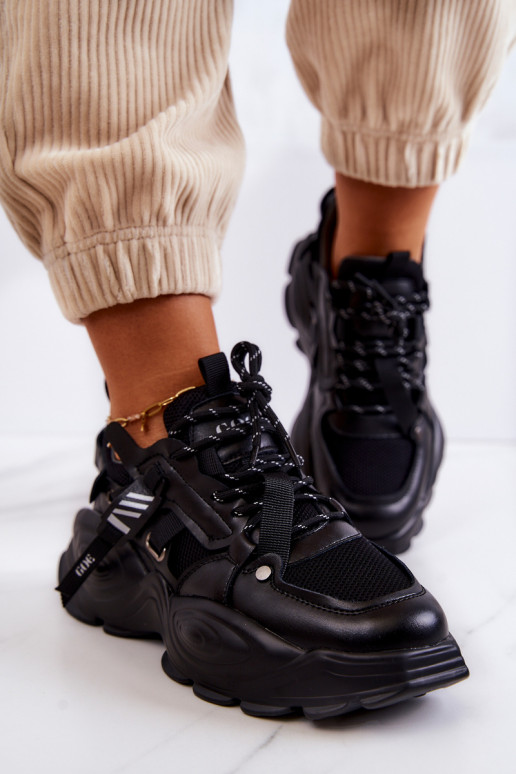 zapatillas Zapatillas modelo zapatos. GOE JJ2N4083 de color negro zapatillas Zapatillas modelo zapatos. GOE JJ2N4083 de color negro