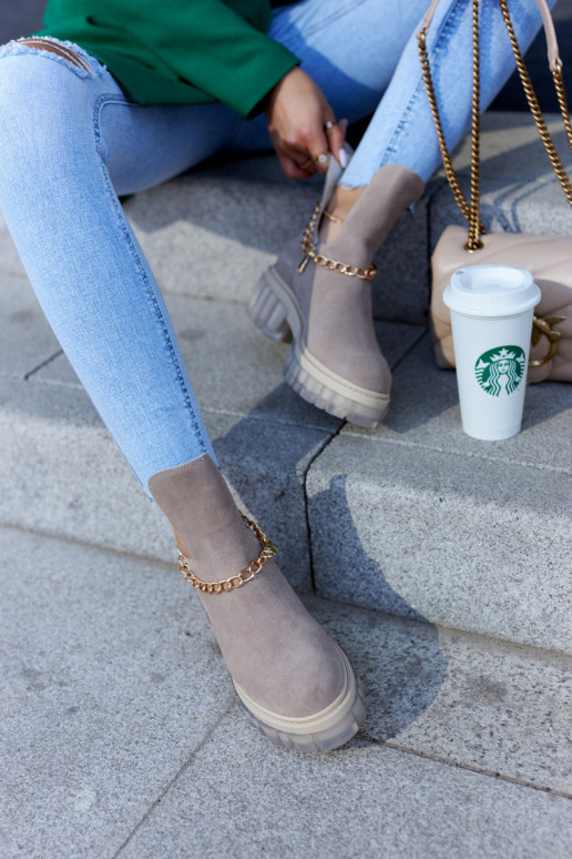 De moda Zapatos de gamuza Separar beige Lemar Forget Me