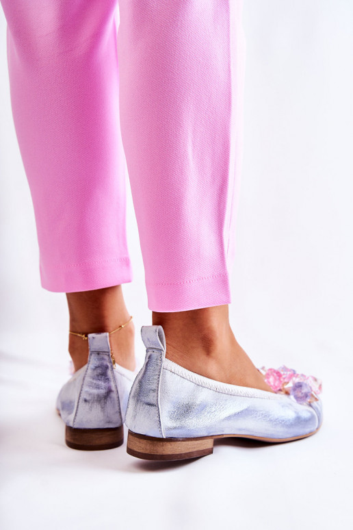 Zazoo 2749 Femenino bailarinas con ojos brillantes Blanco-color azul Zazoo 2749 Femenino bailarinas con ojos brillantes Blanco-color azul