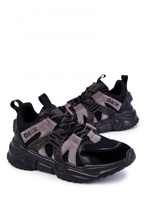 Tiene quesculino Estilo deportivo zapatos Big Star KK174054 de color negro  Tiene quesculino Estilo deportivo zapatos Big Star KK174054 de color negro