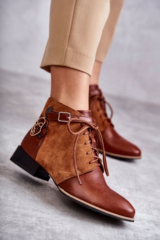 Botas de mujer Calzado Tiene queciejka 5743A-29 color marrón Botas de mujer Calzado Tiene queciejka 5743A-29 color marrón