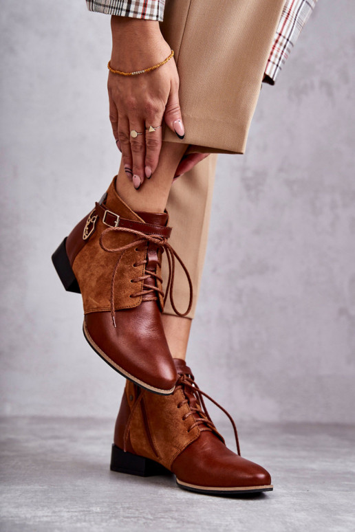 Botas de mujer Calzado Tiene queciejka 5743A-29 color marrón Botas de mujer Calzado Tiene queciejka 5743A-29 color marrón