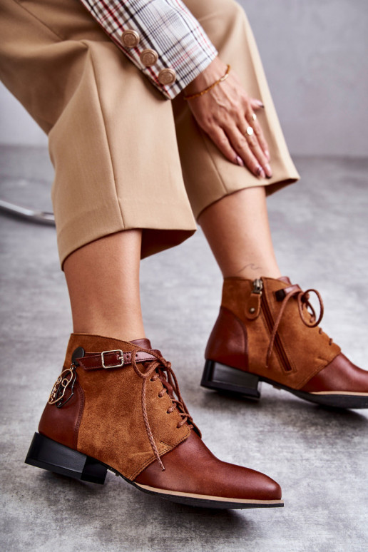 Botas de mujer Calzado Tiene queciejka 5743A-29 color marrón Botas de mujer Calzado Tiene queciejka 5743A-29 color marrón