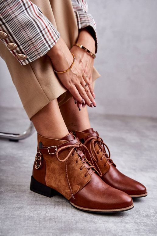 Botas de mujer Calzado Tiene queciejka 5743A-29 color marrón Botas de mujer Calzado Tiene queciejka 5743A-29 color marrón