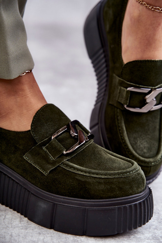 De moda de gamuza zapatos con una plataforma de color caqui Lemar Tiene quersol De moda de gamuza zapatos con una plataforma de color caqui Lemar Tiene quersol