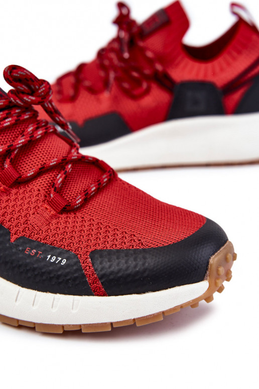 Tiene quesculino zapatillas Big Star KK174013 color rojo Tiene quesculino zapatillas Big Star KK174013 color rojo