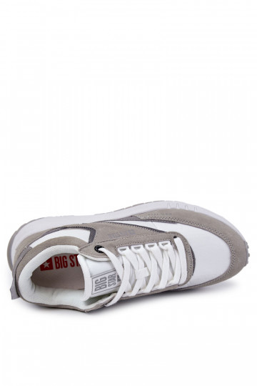 Tiene quesculino Estilo deportivo zapatos Big Star KK174021 Blanco-color gris 2