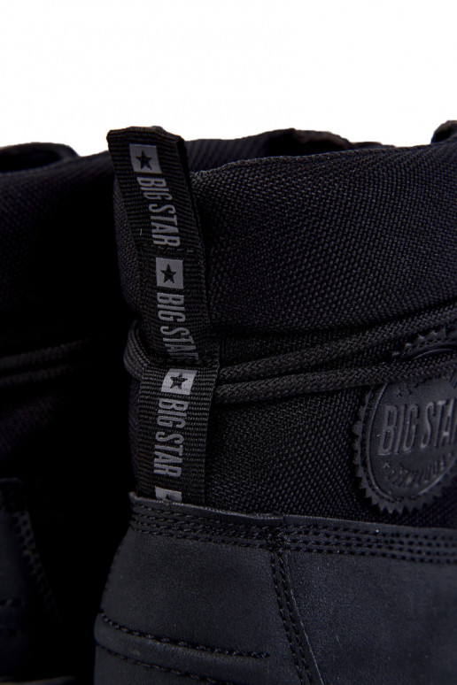 Tiene quesculino Botas zapatos Memory Foam Big Star KK174206 de color negro Tiene quesculino Botas zapatos Memory Foam Big Star KK174206 de color negro