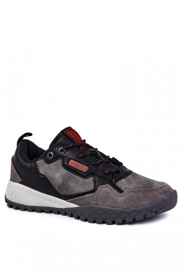 Tiene quesculino modelo clásico zapatillas Memory Foam Big Star KK174271 color gris