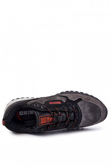 Tiene quesculino modelo clásico zapatillas Memory Foam Big Star KK174271 color gris 2