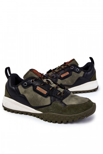 Zapatillas deportivas clásicas para hombre Memory Foam Big Star KK174272 color verde 2