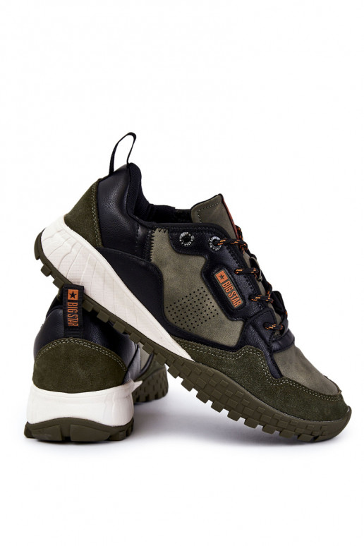 Tiene quesculino modelo clásico zapatillas Memory Foam Big Star KK174272 color verde Tiene quesculino modelo clásico zapatillas Memory Foam Big Star KK174272 color verde