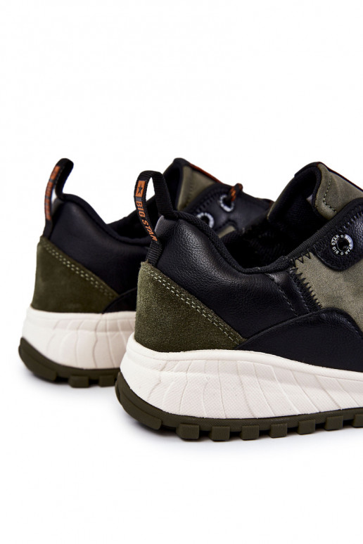 Tiene quesculino modelo clásico zapatillas Memory Foam Big Star KK174272 color verde Tiene quesculino modelo clásico zapatillas Memory Foam Big Star KK174272 color verde