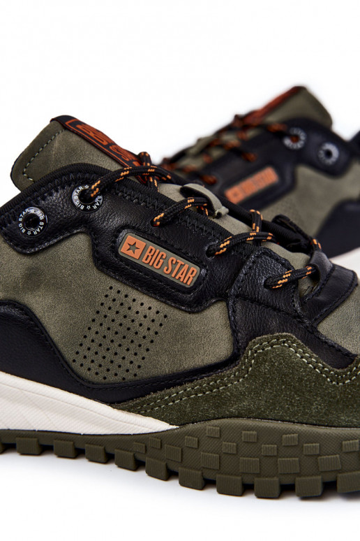 Tiene quesculino modelo clásico zapatillas Memory Foam Big Star KK174272 color verde Tiene quesculino modelo clásico zapatillas Memory Foam Big Star KK174272 color verde