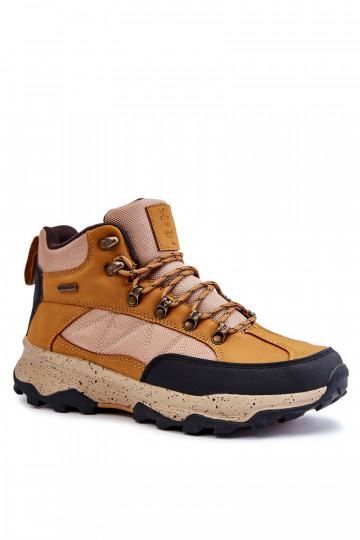 Botas de senderismo térmicas para hombre Cross Jeans KK1R4020C color marrón