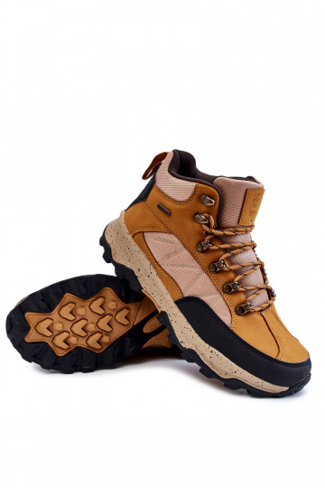 Botas de senderismo térmicas para hombre Cross Jeans KK1R4020C color marrón 2