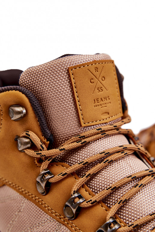 Tiene quesculino botas de montaña calentamiento Cross Jeans KK1R4020C color marrón Tiene quesculino botas de montaña calentamiento Cross Jeans KK1R4020C color marrón