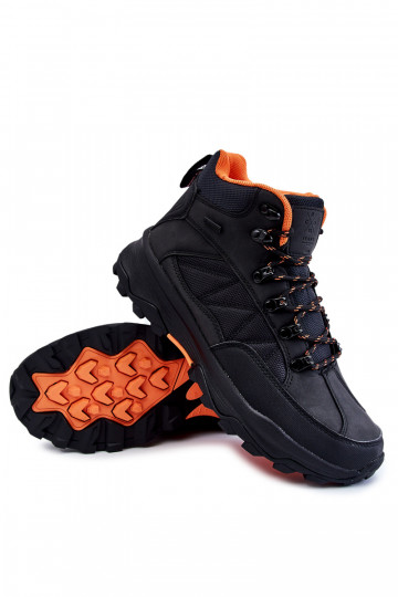 Botas de senderismo térmicas para hombre Cross Jeans KK1R4018C color negro 2