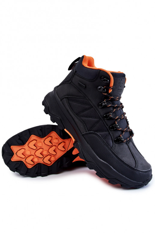 Tiene quesculino botas de montaña calentamiento Cross Jeans KK1R4018C de color negro Tiene quesculino botas de montaña calentamiento Cross Jeans KK1R4018C de color negro