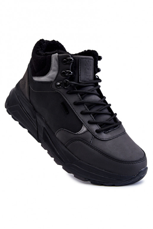 Tiene quesculino Botas de montaña con calefacción Cross Jeans KK1R4031C de color negro Tiene quesculino Botas de montaña con calefacción Cross Jeans KK1R4031C de color negro