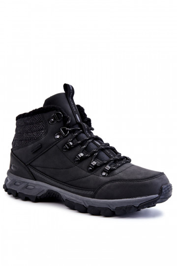 Botines térmicos de senderismo para hombre Cross Jeans KK1R4022C color negro
