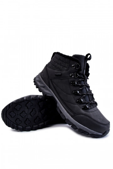 Botines térmicos de senderismo para hombre Cross Jeans KK1R4022C color negro 2