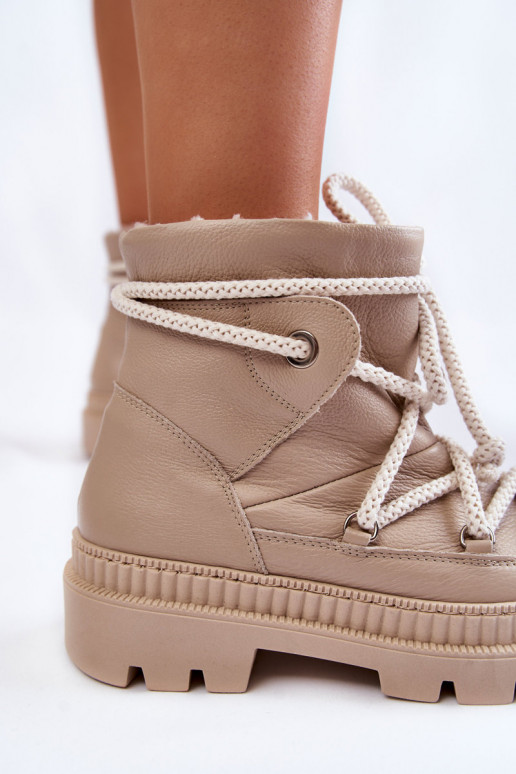 Femenino De moda Botas Botas de nieve beige Kallen Femenino De moda Botas Botas de nieve beige Kallen