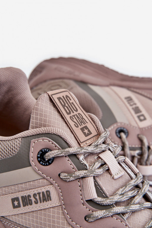 Tiene quesculino  Zapatillas modelo zapatos. Memory Foam System Big Star LL174151 beige Tiene quesculino  Zapatillas modelo zapatos. Memory Foam System Big Star LL174151 beige