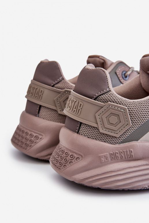 Tiene quesculino  Zapatillas modelo zapatos. Memory Foam System Big Star LL174151 beige Tiene quesculino  Zapatillas modelo zapatos. Memory Foam System Big Star LL174151 beige