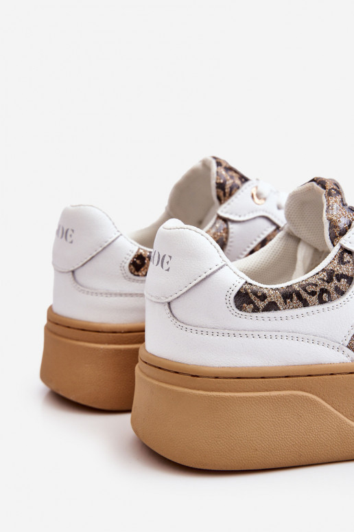 Femenino Zapatillas cómodas GOE LL2N4052 Blanco-beige