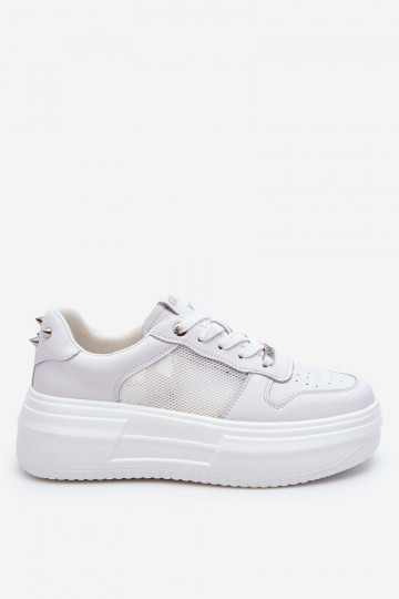 Femenino modelo clásico zapatillas GOE LL2N4060 el color blanco 2