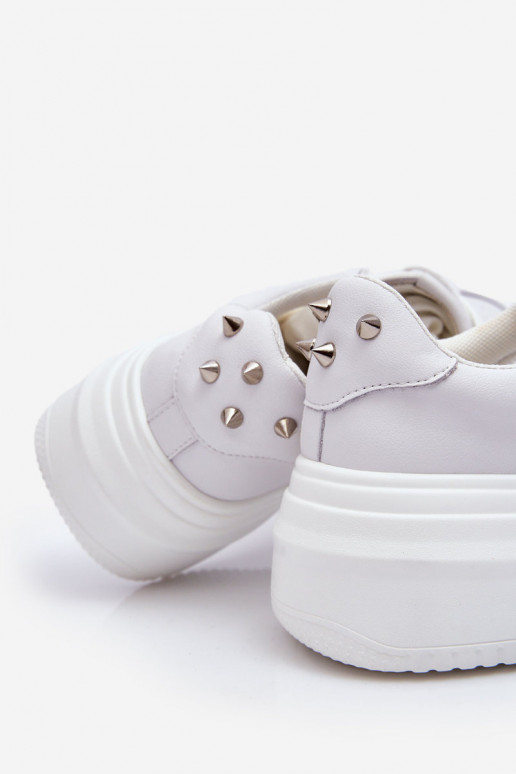 Femenino modelo clásico zapatillas GOE LL2N4060 el color blanco