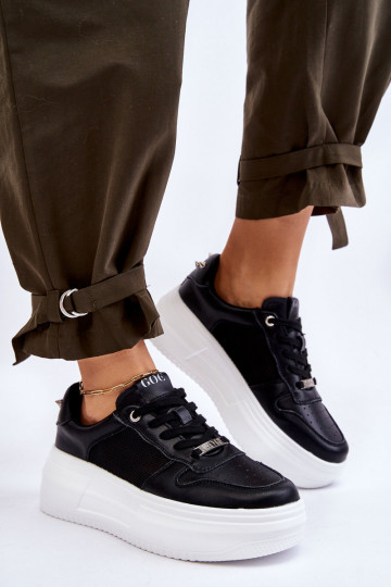 Femenino modelo clásico zapatillas GOE LL2N4061 de color negro