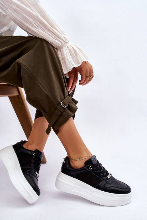 Femenino modelo clásico zapatillas GOE LL2N4061 de color negro