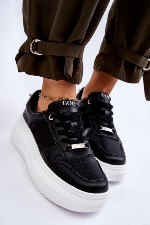 Femenino modelo clásico zapatillas GOE LL2N4061 de color negro