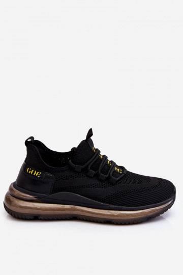 Un modelo convincente Tiene quesculino zapatillas GOE LL1N4024 de color negro