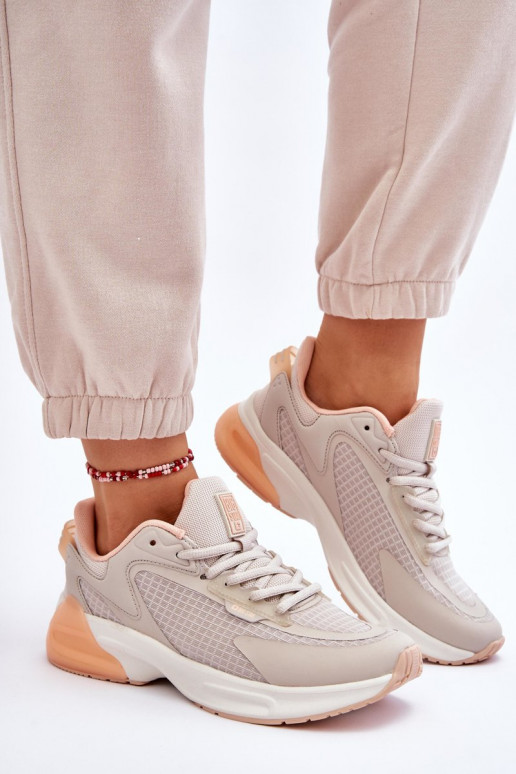 Zapatillas cómodas Memory Foam System Big Star LL274336 beige Zapatillas cómodas Memory Foam System Big Star LL274336 beige