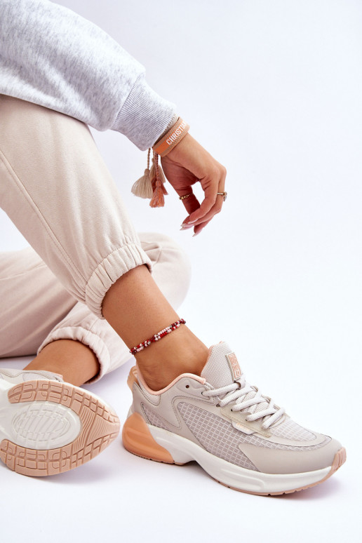 Zapatillas cómodas Memory Foam System Big Star LL274336 beige Zapatillas cómodas Memory Foam System Big Star LL274336 beige