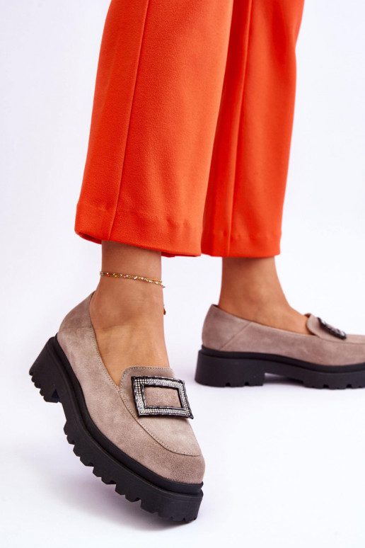 Conveniente Mocasines de ante beige Agathe Conveniente Mocasines de ante beige Agathe